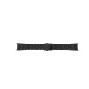 Bracelet de montre Seiko 7T62-0KV0 (04B) / SNAE77P1 / M0ND111M0 Acier Noir 21mm