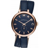 Bracelet de montre Marc by Marc Jacobs MBM8662 Cuir Bleu 10mm
