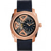 Bracelet de montre Fossil ME1158 Cuir Bleu 24mm
