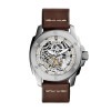 Bracelet de montre Fossil ME3083 Cuir Brun 24mm