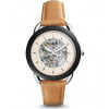 Bracelet de montre Fossil ME3144 Cuir Brun 16mm