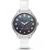 Bracelet de montre Marc by Marc Jacobs MJ1510 Cuir Blanc 12mm