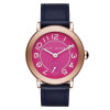 Bracelet de montre Marc by Marc Jacobs MJ1556 Cuir Bleu 18mm