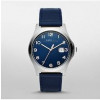 Bracelet de montre Marc by Marc Jacobs MJ8670 Cuir Bleu 22mm