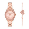 Bracelet de montre Michael Kors MK1068SET Acier Rosé 16mm