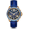 Bracelet de montre Michael Kors MK2450 Cuir Bleu 20mm