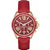 Bracelet de montre Michael Kors MK2452 Cuir Rouge 20mm