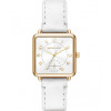 Bracelet de montre Michael Kors MK2677 Cuir Blanc 16mm
