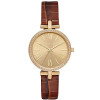 Bracelet de montre Michael Kors MK2765 Cuir Brun 14mm