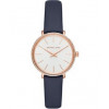 Bracelet de montre Michael Kors MK2804 Cuir Bleu 14mm
