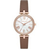 Bracelet de montre Michael Kors MK2832 Cuir Brun 12mm