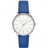 Bracelet de montre Michael Kors MK2845 Cuir Bleu 18mm
