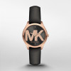 Bracelet de montre Michael Kors MK2860 Cuir Noir 16mm