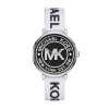 Bracelet de montre Michael Kors MK2863 Nylon Blanc 18mm