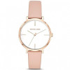 Bracelet de montre Michael Kors MK7106 Cuir Rose 16mm