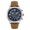 Bracelet de montre Nautica NAD14531G/NAI14517G Cuir Brun 22mm