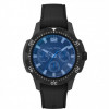 Nautica bracelet de montre NAPSDG003 Silicone Noir 22mm + coutures noires
