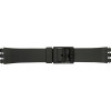 Bracelet de montre Swatch (alt.) P48 Plastique Noir 17mm