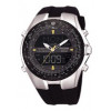 Bracelet de montre Pulsar NX14-X00101 Silicone Noir