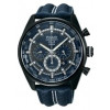 Bracelet de montre Pulsar VS75-X004 / PX5043X1 Cuir Bleu 24mm