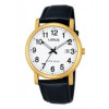 Bracelet de montre Lorus VJ32-X246 / RG836CX9 / RHG007X Cuir Noir 20mm