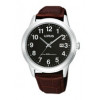 Bracelet de montre Lorus PC32-X019 / RH927BX9 / RP174X Cuir Brun 20mm