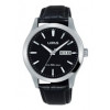 Bracelet de montre Lorus VX43-X097 / RXN27DX9 / RHG087X Cuir Noir 20mm