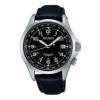 Bracelet de montre Seiko 6R15-02N0 / SARG007 Cuir Noir 20mm