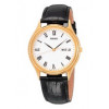Bracelet de montre Seiko 7N43-8A99 / SGG480P1 Cuir Noir 18mm