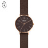 Bracelet de montre Skagen SKW2971 Cuir Brun 16mm