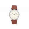 Bracelet de montre Skagen SKW6083 Cuir Cognac 22mm