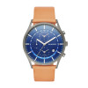 Bracelet de montre Skagen SKW6285 Cuir Cognac 22mm