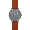 Bracelet de montre Skagen SKW6429 Cuir Cognac 20mm