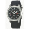 Bracelet de montre Seiko 7S26-02J0 / SNK809K2 / 4K13JZ Textile Noir 18mm