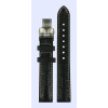 Bracelet de montre Tissot T600027412 Cuir Noir 15mm