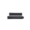 Bracelet de montre Montre intelligente Tissot T610046208 Caoutchouc Noir 23mm