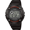 Bracelet de montre Casio AE-1200WH / AE-1300 / F-108WH / W-216H / 10365960 Plastique Noir 18mm