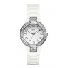 Guess bracelet de montre W11611L1 Plastique Blanc