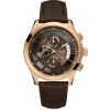 Bracelet de montre Guess W14052G2 / W14052G1 / W0380G4 Cuir croco Brun 22mm