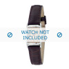 Bracelet de montre Armani AR0205 Cuir Brun 14mm