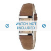 Bracelet de montre Armani AR0251 Cuir Brun 22mm