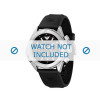 Bracelet de montre Armani AR0548 Caoutchouc Noir 23mm
