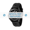 Bracelet de montre Armani AR0549 Caoutchouc Noir 23mm
