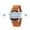 Armani bracelet de montre AR-0561 En caoutchouc Orange 23mm 