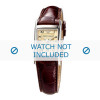 Bracelet de montre Armani AR0254 Cuir Brun 16mm