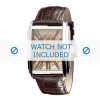 Armani bracelet de montre AR4230 Cuir Brun 26mm + coutures brunes