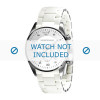 Armani bracelet de montre AR5859 Silicone Blanc 23mm