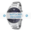 Armani bracelet de montre AR5860 Acier inoxydable Argent 23mm