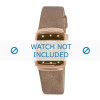 Boccia bracelet de montre 3237-04 Cuir Beige 20mm