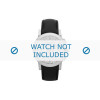 Bracelet de montre Burberry BU9355 Cuir Noir 22mm